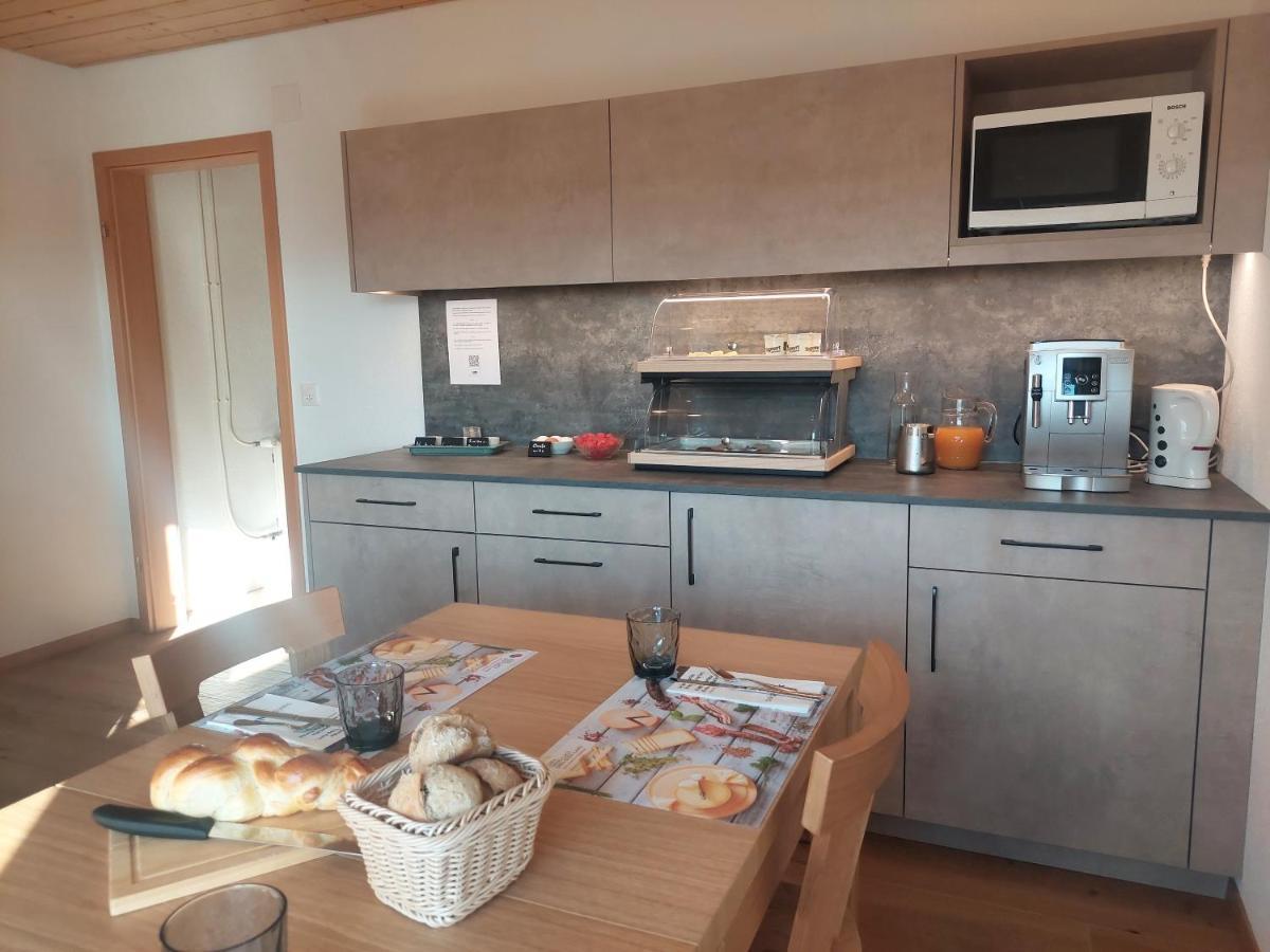 B&B La Ferme De Pouillerel La Chaux De Fonds ภายนอก รูปภาพ
